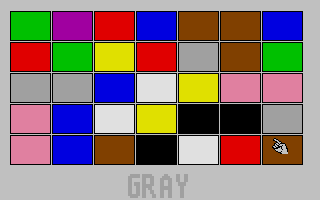 Screenshot of Grandmas Colored Quilt