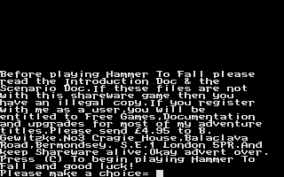 Thumbnail of other screenshot of Hammer To Fall