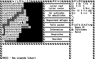 Large screenshot of Hascs II - Das Sigende Schwert