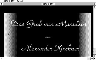 Large screenshot of Hascs III - Das Grab von Manuleos