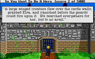 Screenshot of Hero's Quest