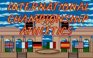 Large screenshot of International Championship Athletics