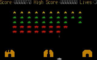 Large screenshot of Invaders