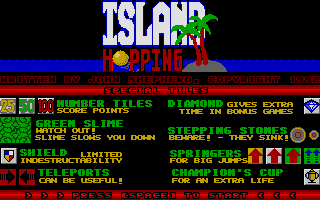 Large screenshot of Island Hopping