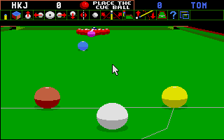 Screenshot of Jimmy White's Whirlwind Snooker