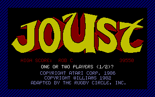 Large screenshot of Joust