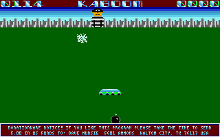 Screenshot of Kaboom