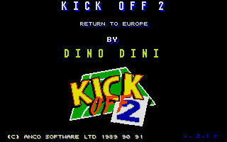 Large screenshot of Kick Off 2 - Return to Europe [data disk]