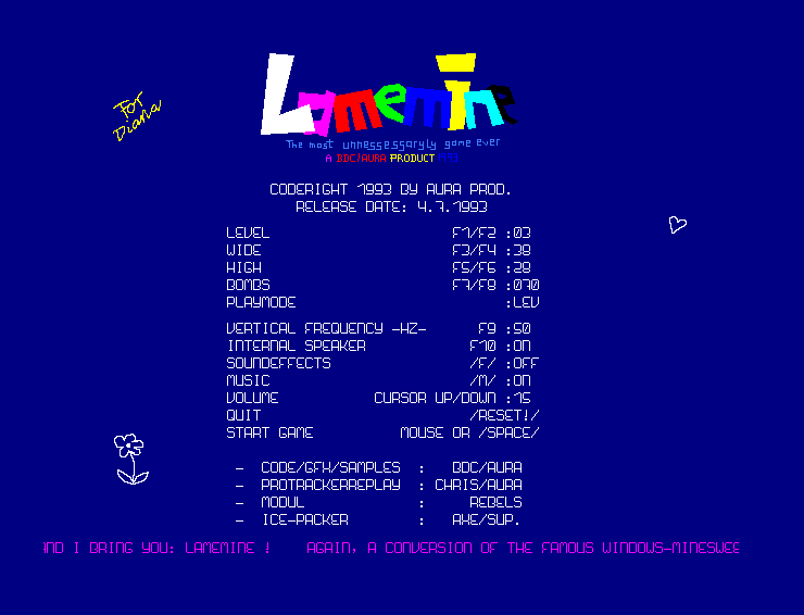 Large screenshot of Lamemine