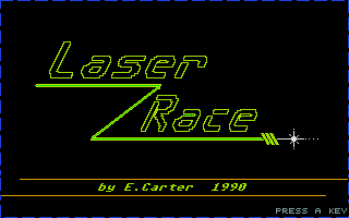 Large screenshot of Laser Racer