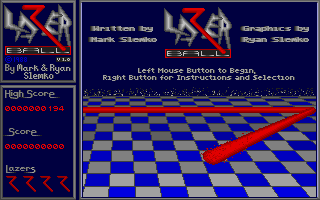 Screenshot of Lazer Ball