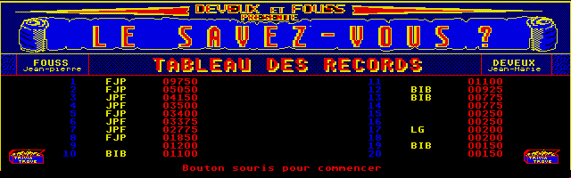 Large screenshot of Le Savez-Vous ?
