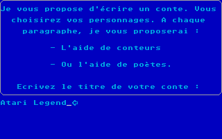 Screenshot of Temps D'Une Histoire, Le