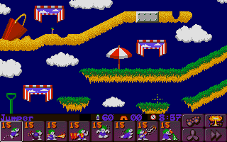 Large screenshot of Lemmings 2 - The Tribes