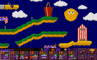 Large screenshot of Lemmings 2 - The Tribes