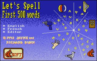 Large screenshot of Let's Spell First 500 Words