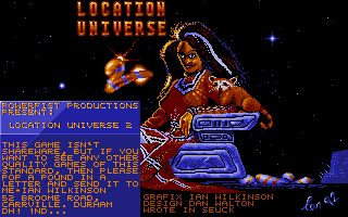 Large screenshot of Location Universe 2
