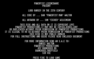 Thumbnail of other screenshot of Lord Ramsey In The 25th Century