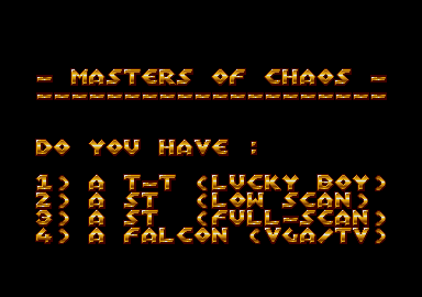 Screenshot of Masters Of Chaos