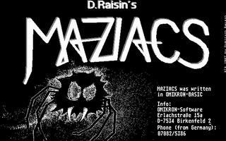 Large screenshot of Maziacs