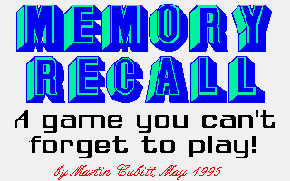 Screenshot of Memory Recall