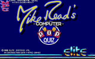 Screenshot of Mike Read's Computer Pop Quiz
