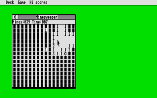 Thumbnail of other screenshot of Minesweeper ST