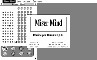Screenshot of Miser Mind