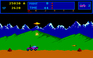 Screenshot of Moon Patrol