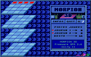 Screenshot of Morpion 3D