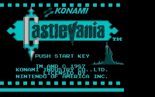 Screenshot of Nesulator - Castlevania