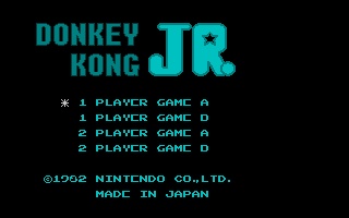 Large screenshot of Nesulator - Donkey Kong Jr.