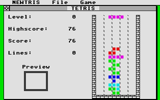 Screenshot of Newtris