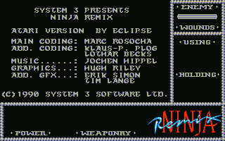 Large screenshot of Ninja Remix
