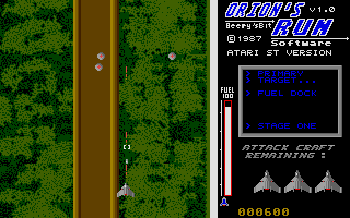 Screenshot of Orion's run