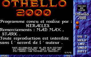 Thumbnail of other screenshot of Othello 2000