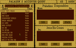 Thumbnail of other screenshot of Paladin 2 - Campaign Disk