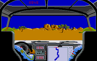 Large screenshot of Paris Dakar 1990