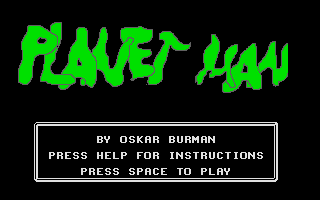 Large screenshot of Planet Man
