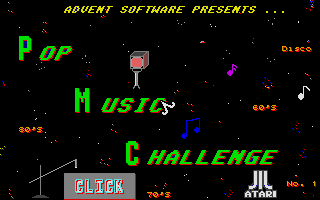 Large screenshot of Pop Music Challenge