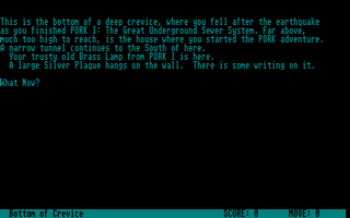 Large screenshot of Pork 2 - A Parody of Zork 2