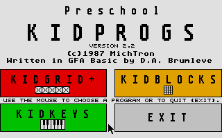 Screenshot of Preschool Kidprogs