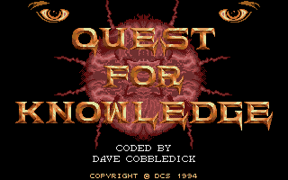 Large screenshot of Quest For Knowledge