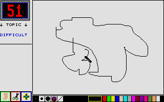 Large screenshot of Quick Draw