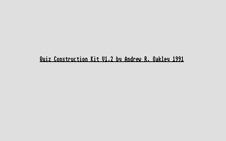 Thumbnail of other screenshot of Quiz Construction Kit
