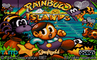Large screenshot of Rainbow Islands