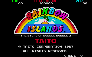 Large screenshot of Rainbow Islands