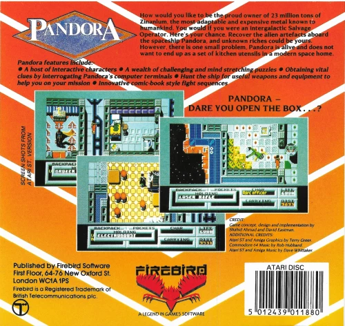 Large scan of the game box