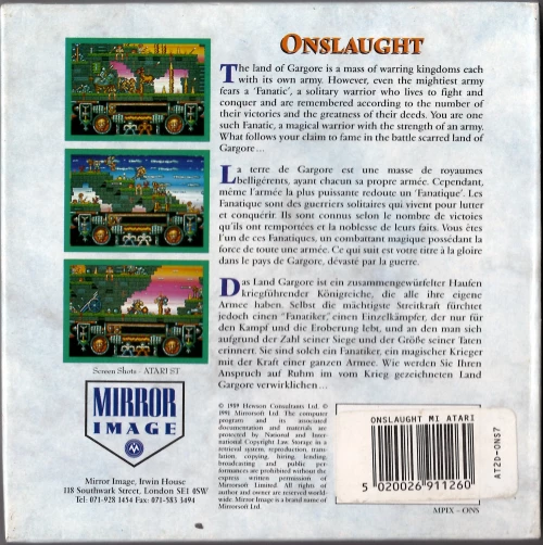 Large scan of the game box