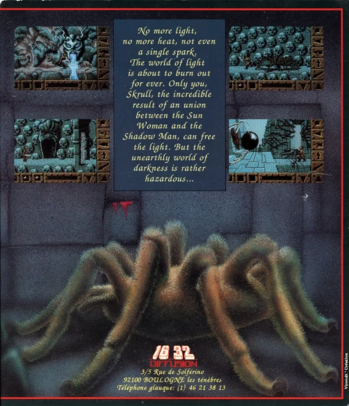 Large scan of the game box